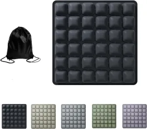 Sondur Travel Cushion,3D Air Inflatable Seat Cushion with Storage Bag, Portable Travel Seat Cushions for Airplane, Car, Office Chair, Wheelchair