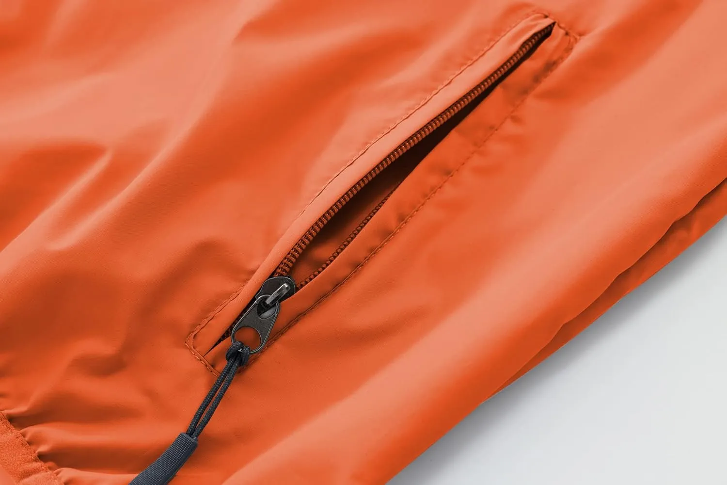 Spmor Men's Lightweight Waterproof Jacket Packable Windbreaker Running Coat