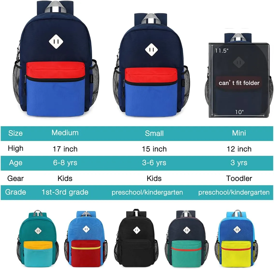 STEAMEDBUN Kids Backpack for Boys,Kindergarten Backpack for Toddler Boys Age 3-6