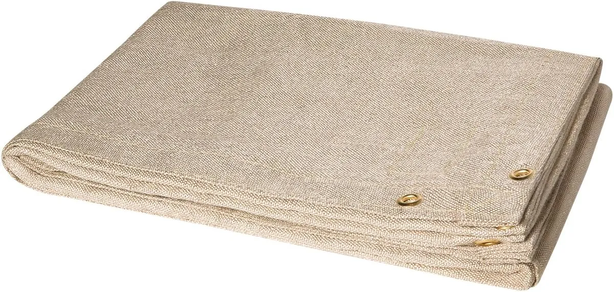 Steiner 372-6X6 Tough Guard 18-Ounce Heat Cleaned Fiberglass Welding Blanket, Tan, 6' x 6'