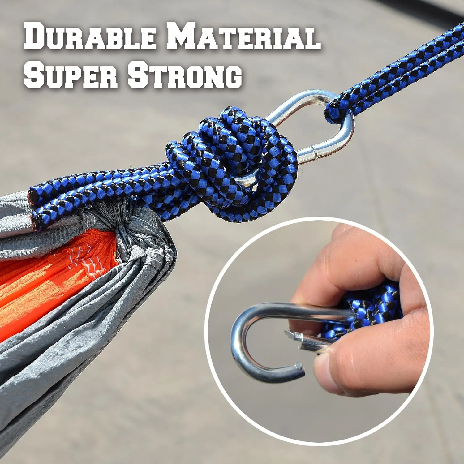 Strong Camel Portable Nylon Parachute Hammock Light Travel Camping Hiking Swing Bed