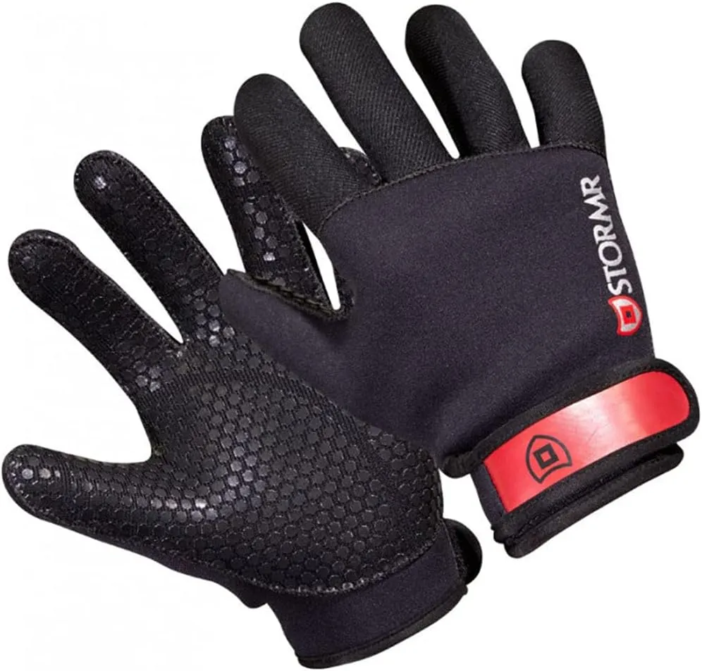 Strykr 2mm Neoprene Mens and Womens Glove - Fully Lined Micro-Fleece Gloves with Adjustable Wrist Closures - Ideal for Ice Fishing, Winter Conditions, and Foul Weather, S