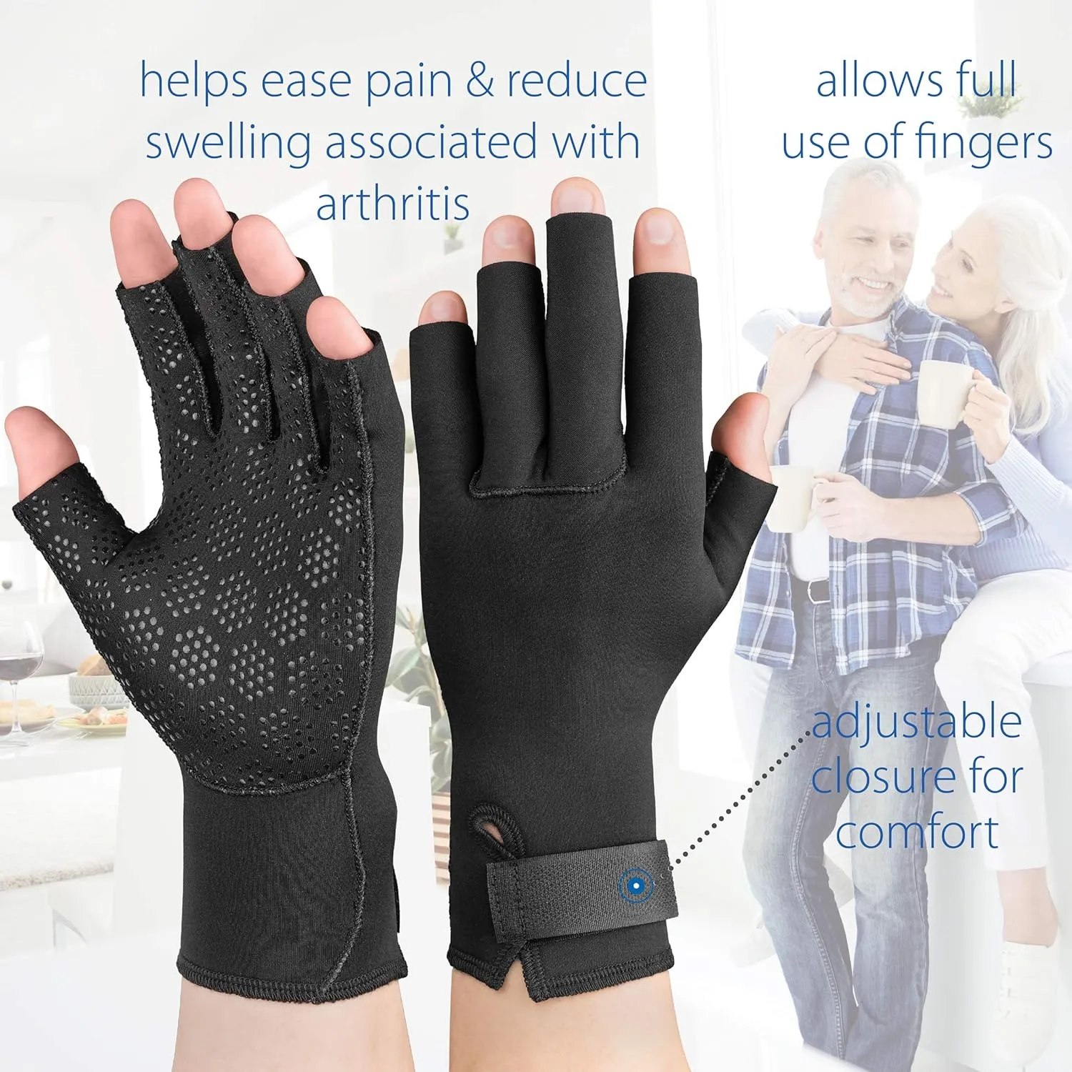 Swede-O Thermal Arthritic Gloves, Pair - Large