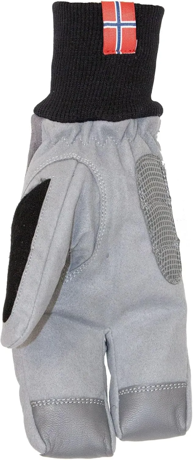 Swix Men's Shield Pro Split Mitts - Warm Durable Weather-Resistant Primaloft Insulated Winter Sports Skiing Mittens