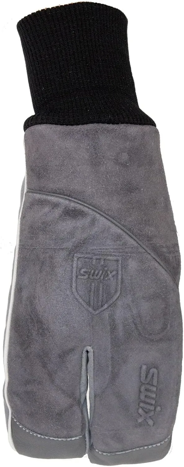 Swix Men's Shield Pro Split Mitts - Warm Durable Weather-Resistant Primaloft Insulated Winter Sports Skiing Mittens