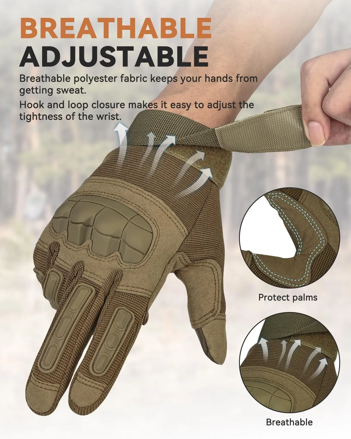 Tactical Gloves for Men, Motorcycle Military Combat Gloves Black Airsoft Gloves Touchscreen for Airsoft Outdoor Hunting Shooting Paintball Work Motorcycling Climbing