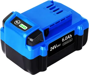 TenHutt 【Upgrade】 6.0Ah Replace Battery for Kobalt 24V Battery MAX KB624-03 KB524-03 KB424-03 KB224-03 KB124-03 0673802 Cordless Tools Lithium Ion Battery[Can't FIT Snow Joe &Sun Joe &Chain Saw]