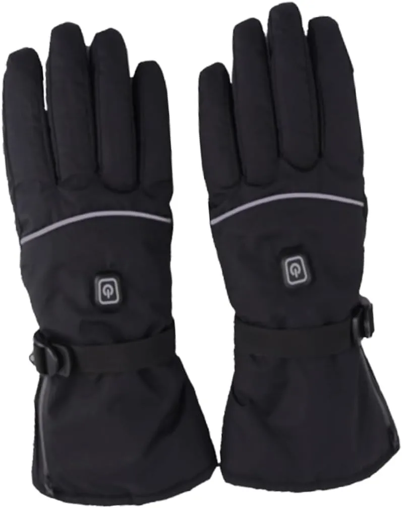 Thermal Heated Gloves Rechargeable for Men Women Battery Operated 3 Heat Settings for Winter Riding Sports