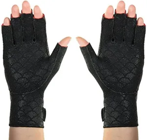 Thermoskin Premium Arthritic Gloves, Pair, Black, Thermoskin Premium Arthritic Gloves Pair, Black, Relieves Arthritic Pain in Fingers and Hand, Size X-Small, (82199)