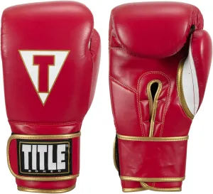 Title Boxeo Mexican Leather Training Gloves Quatro - Boxing Gloves, Boxing Training Gloves, MMA Gloves, Kickboxing Gloves, Punching Bag Gloves, Sparring Gloves