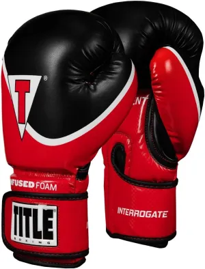 TITLE Boxing Infused Foam Interrogate Training Gloves 2.0 - Boxing Gloves, Boxing Training Gloves, MMA Gloves, Oz Training Gloves, Kickboxing Gloves, Punching Bag Gloves, Sparring Gloves