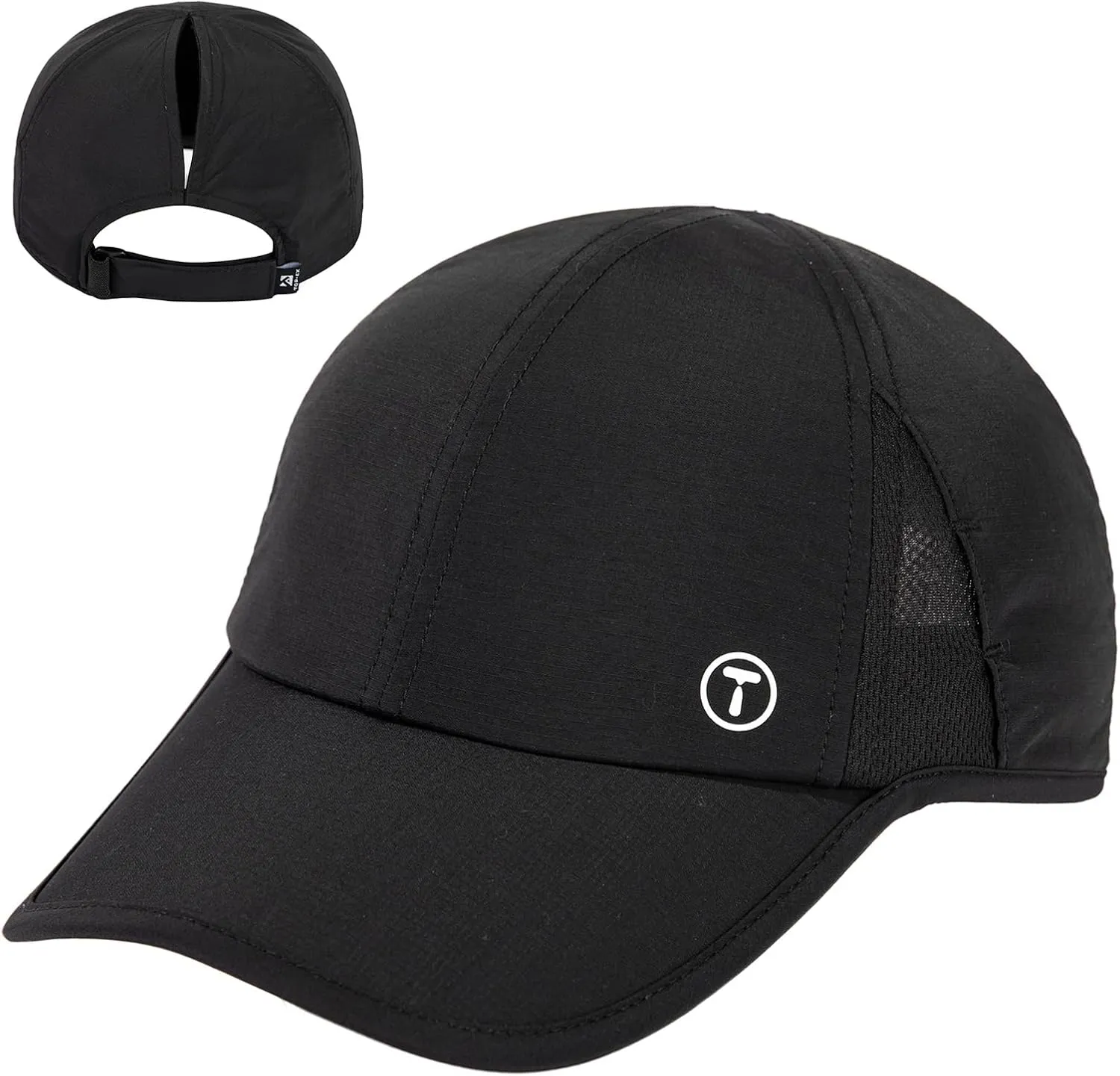 TOP-EX Cooling UV 50 High Ponytail Baseball Cap for Women - Most Women Start with S/M - Breathable for Running Golf Sports