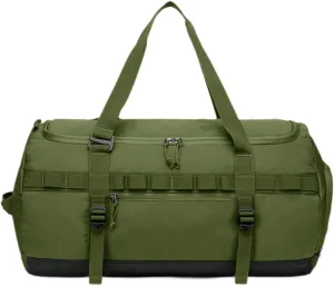 Travel Duffle Bag Sports Backpack 60L Multifunction Water Resistant Wearproof Rucksack for Hiking Weekender Men, Green