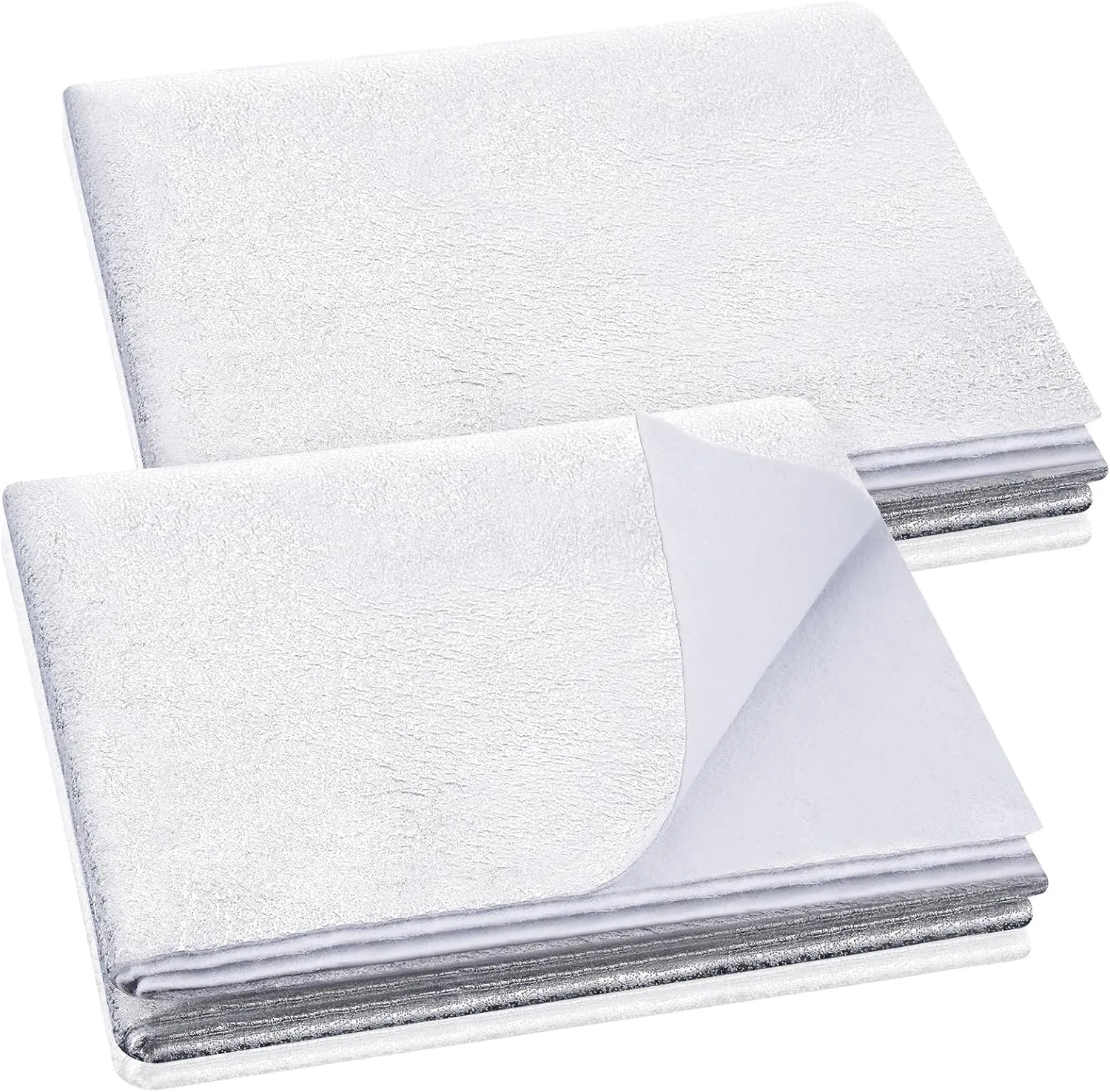 Treela 2 Pcs 45 x 24 Inch Heat Resistant Batting for Potholders Insulating Thermal Lining Batting for Potholders Heat Reflective Fabric