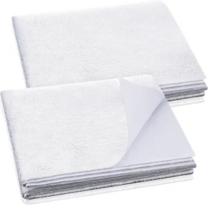 Treela 2 Pcs 45 x 24 Inch Heat Resistant Batting for Potholders Insulating Thermal Lining Batting for Potholders Heat Reflective Fabric