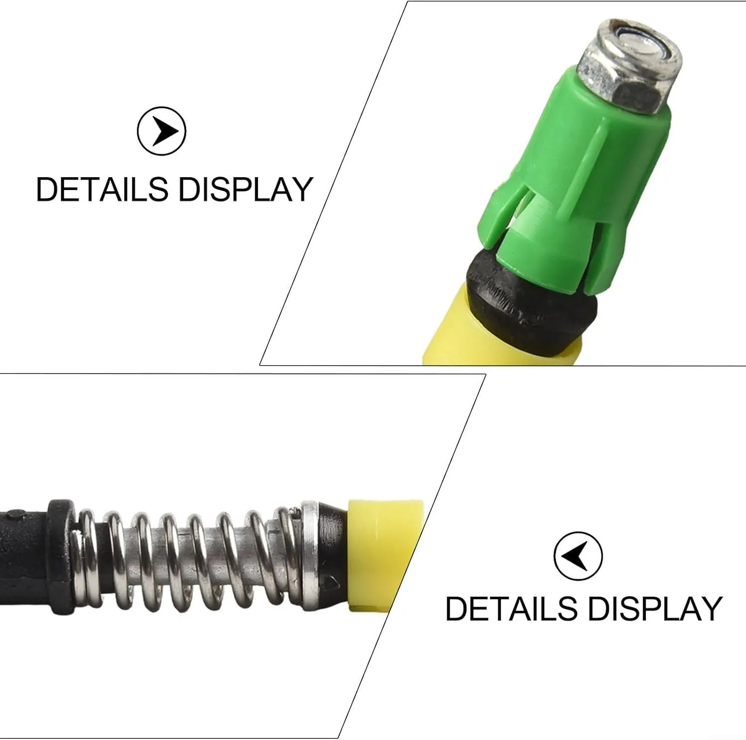 Trekking Pole Internal Lock, Replacement Outdoor Hiking Walking Poles Internal Lock with Shock Absorbing Spring for Carbon Fiber Trekking Pole