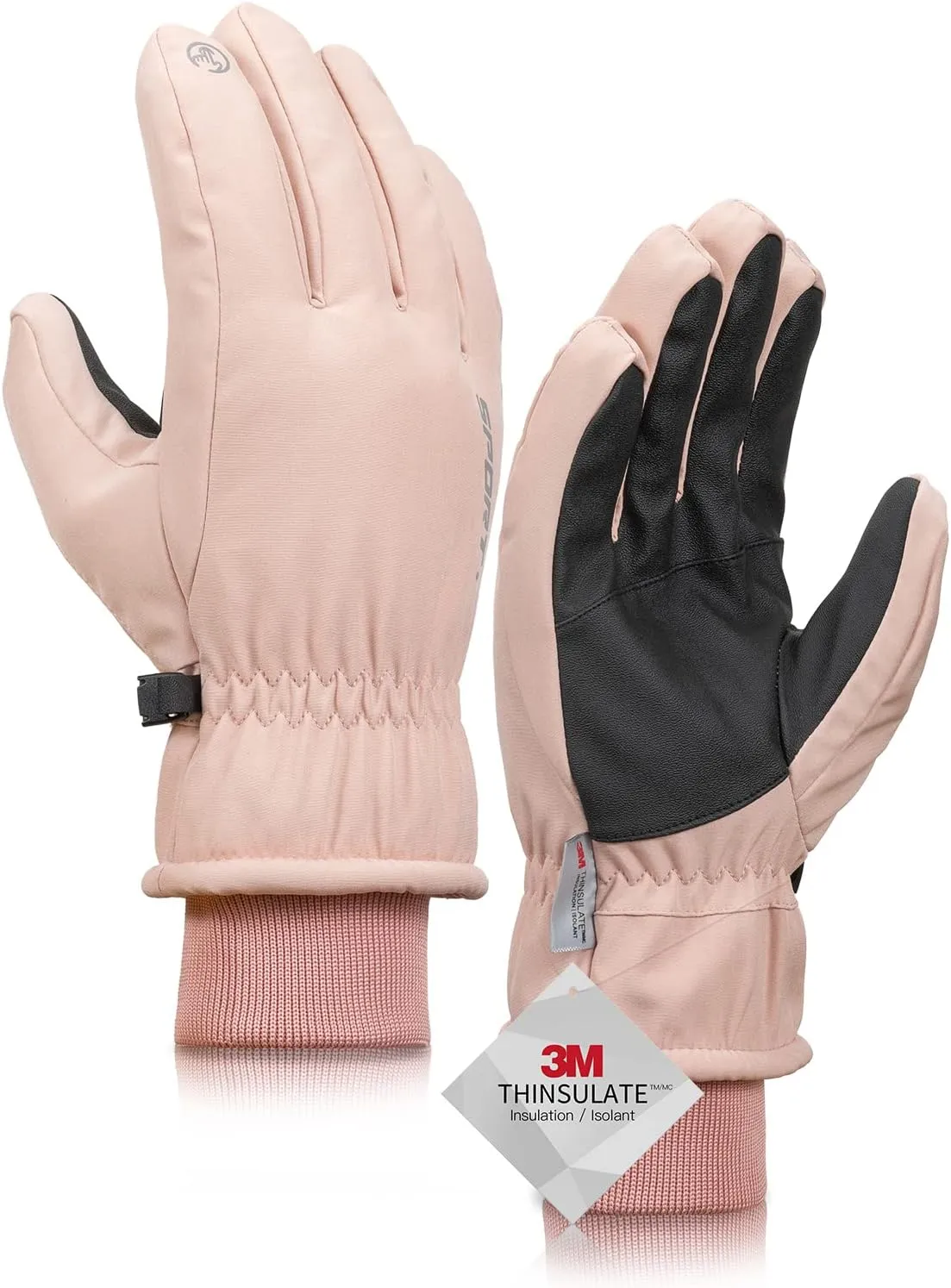 TRENDOUX Winter Gloves for Men Warm: 3M Thinsulate -20℉ Windproof Waterproof Ski Women Glove with Touchscreen Thermal Lining Anti-Slip for Work Cycling Motorcycle Snowboarding
