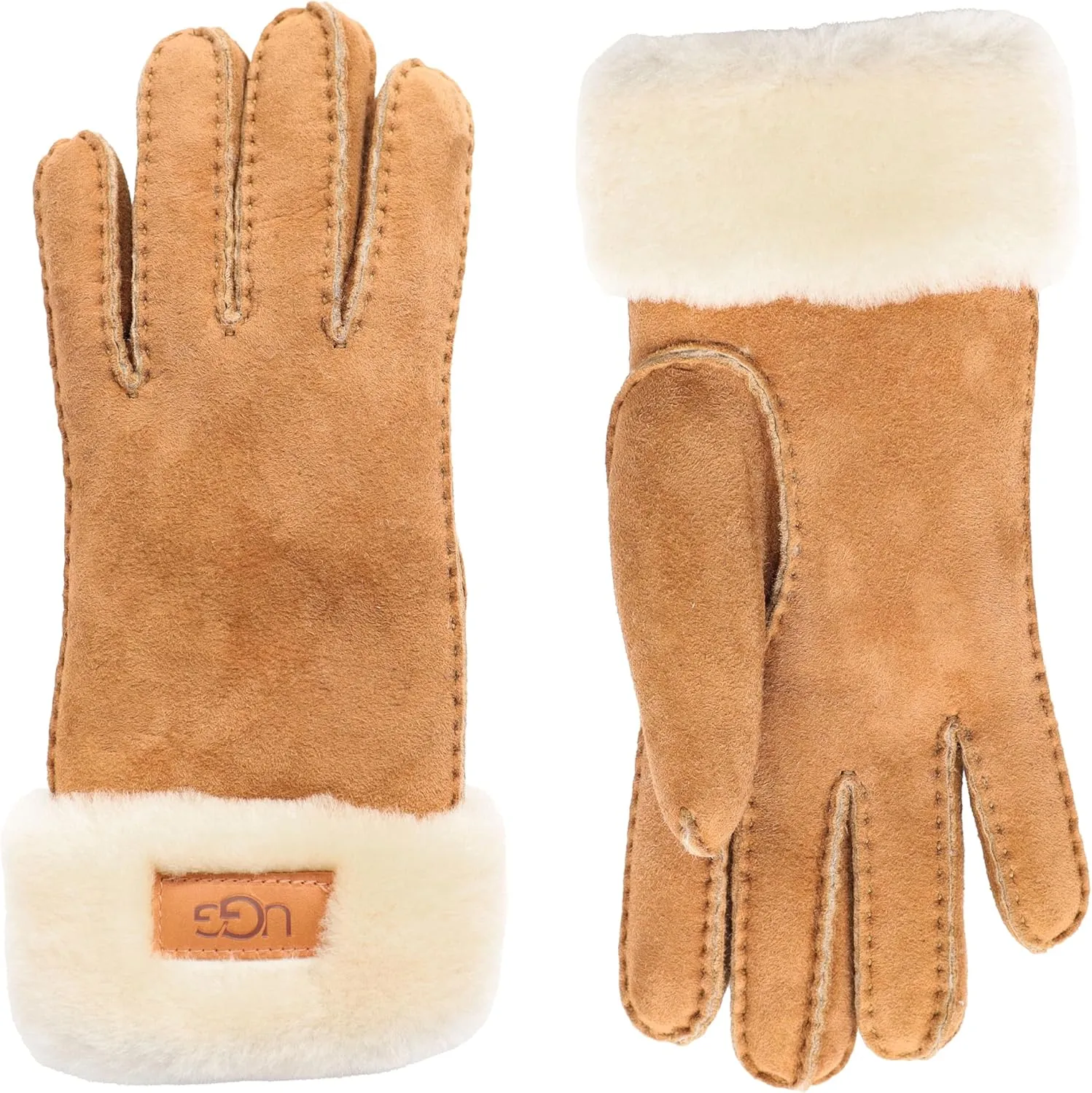 UGG womens Turn Cuff Water Resistant Sheepskin Gloves