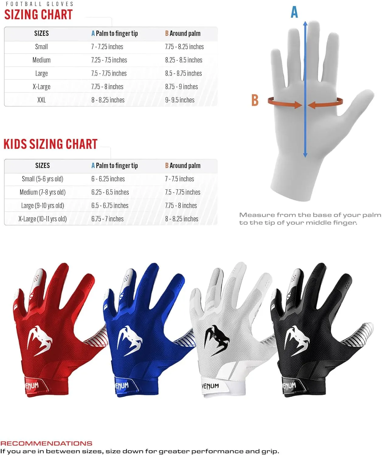 Venum Elite Football Gloves - Personalized