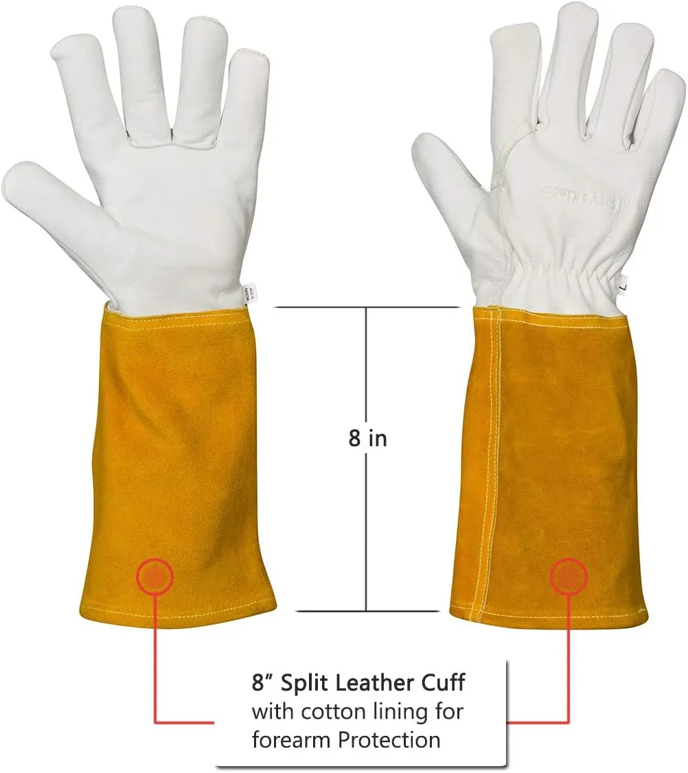 Welding Gloves Mig Tig Available in Sizes: XS, Small, Medium, Large, Xl, XXL, XXXL