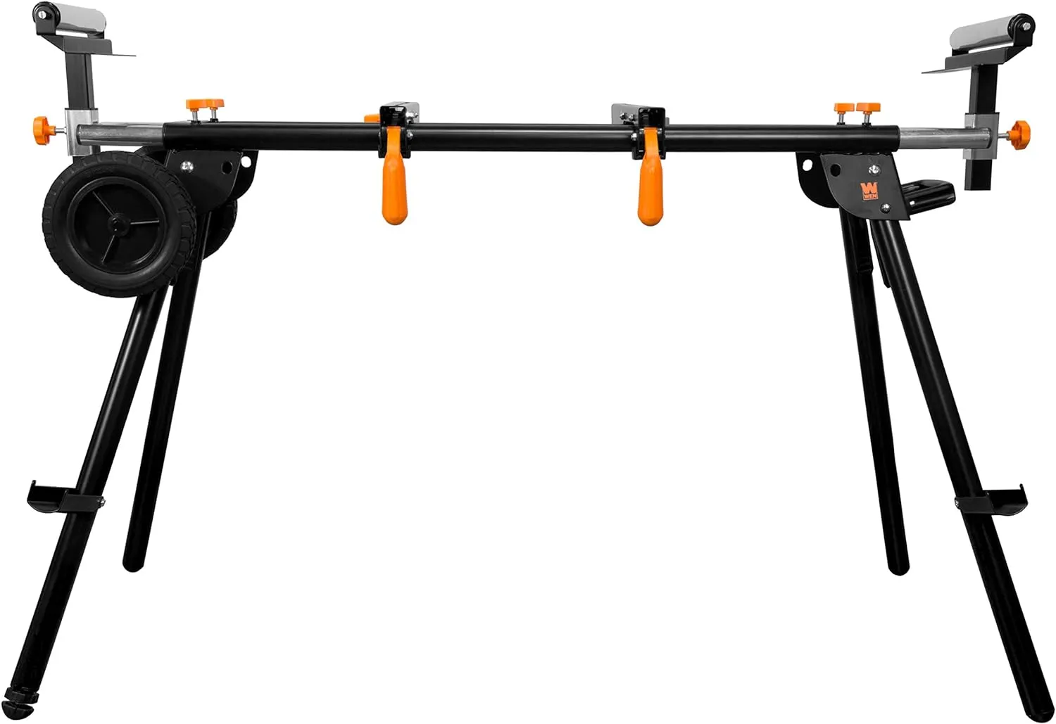 WEN Miter Saw Stand, Collapsible and Rolling with 3 Onboard Outlets (MSA330)