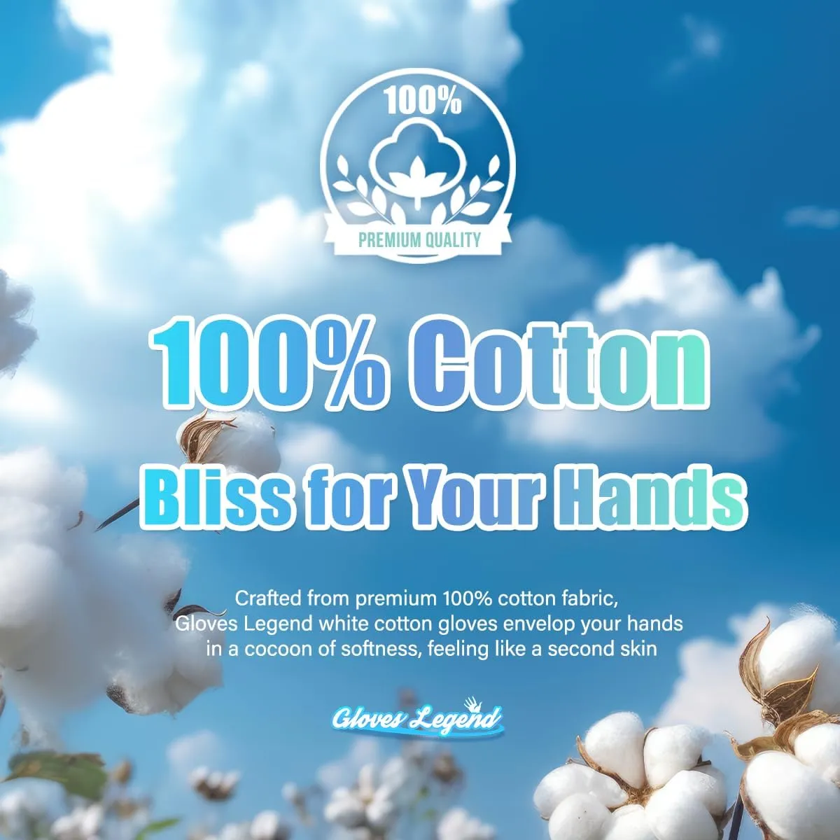 White Cotton Parade Gloves for Marching Band, Parade, Cosplay Costume, and Formal Attire 100% Cotton M, XL