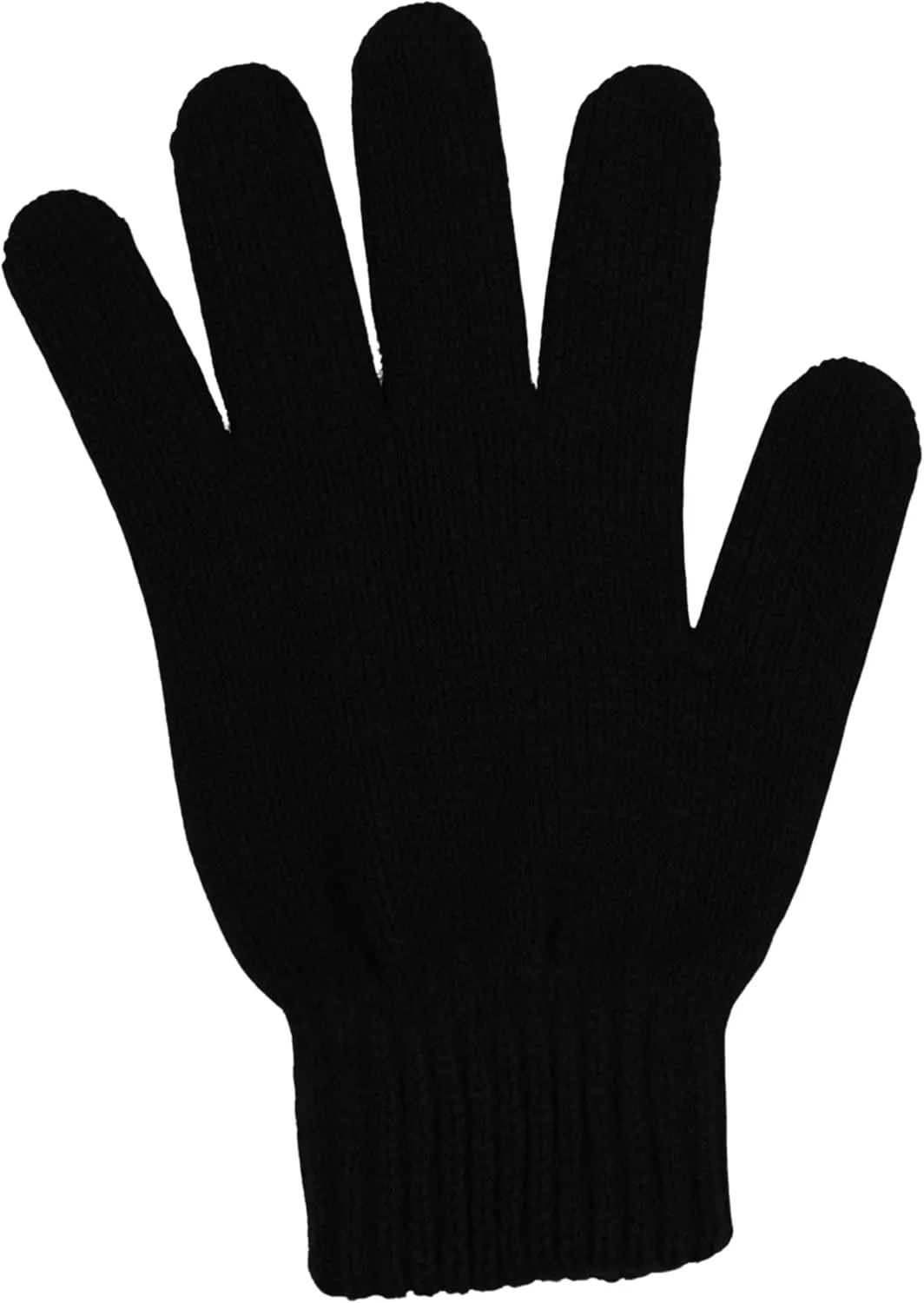 Winter Magic Gloves, 12 Pairs Stretchy Warm Knit Bulk Pack Mens Womens
