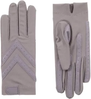 Women’s Isotoner Chevron Shortie Gloves L/XL / Dusty Lavendar