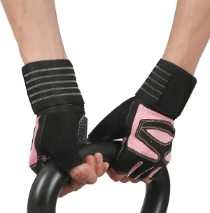 Workout Gloves for Men's Women's, Anti-Slip Shock-Absorbing Bicycle Gloves for Biking Workout Outdoor Gloves