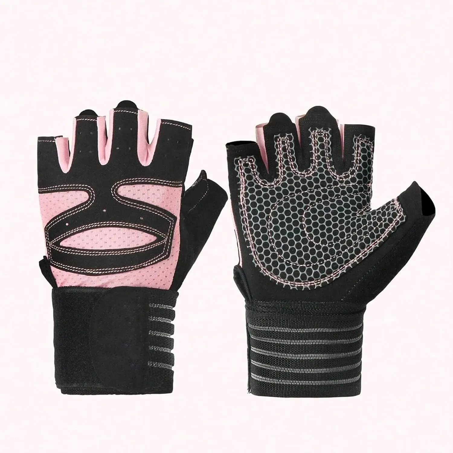 Workout Gloves for Men's Women's, Anti-Slip Shock-Absorbing Bicycle Gloves for Biking Workout Outdoor Gloves