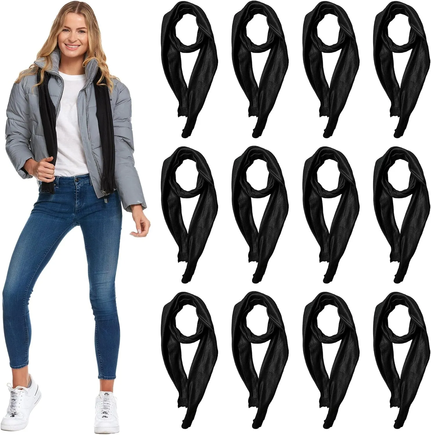 Yacht & Smith Wholesale Beanie and Glove and Scarves Winter Bulk Kit, Kids Adults Bulk Sets, Homeless Donation Shelters