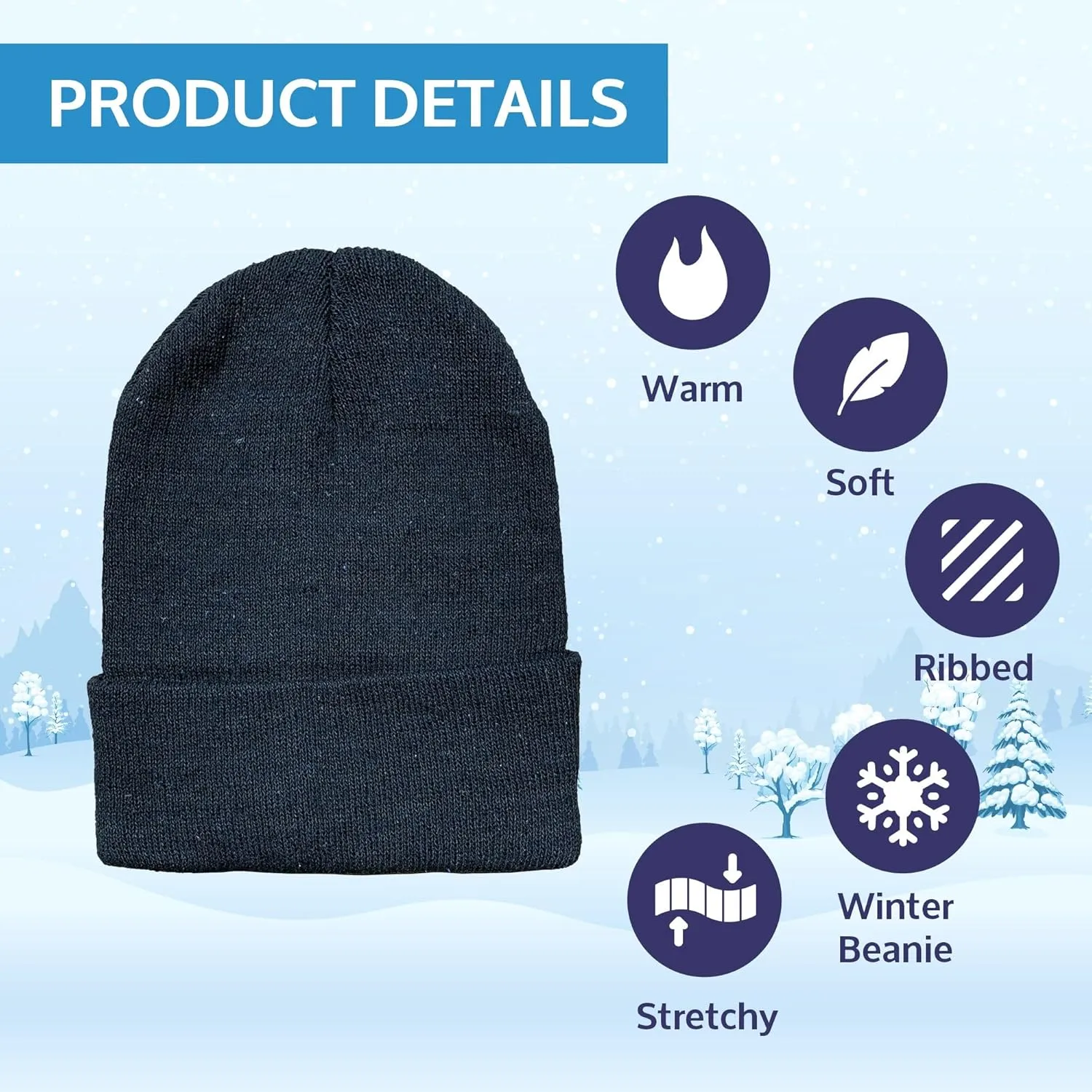 Yacht & Smith Wholesale Beanie and Glove and Scarves Winter Bulk Kit, Kids Adults Bulk Sets, Homeless Donation Shelters