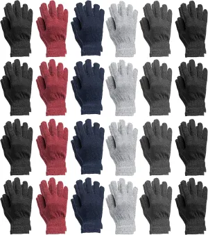 Yacht & Smith Wholesale Winter Gloves, Unisex Adults Bulk Sets for Homeless Shelters and Charitable Donations