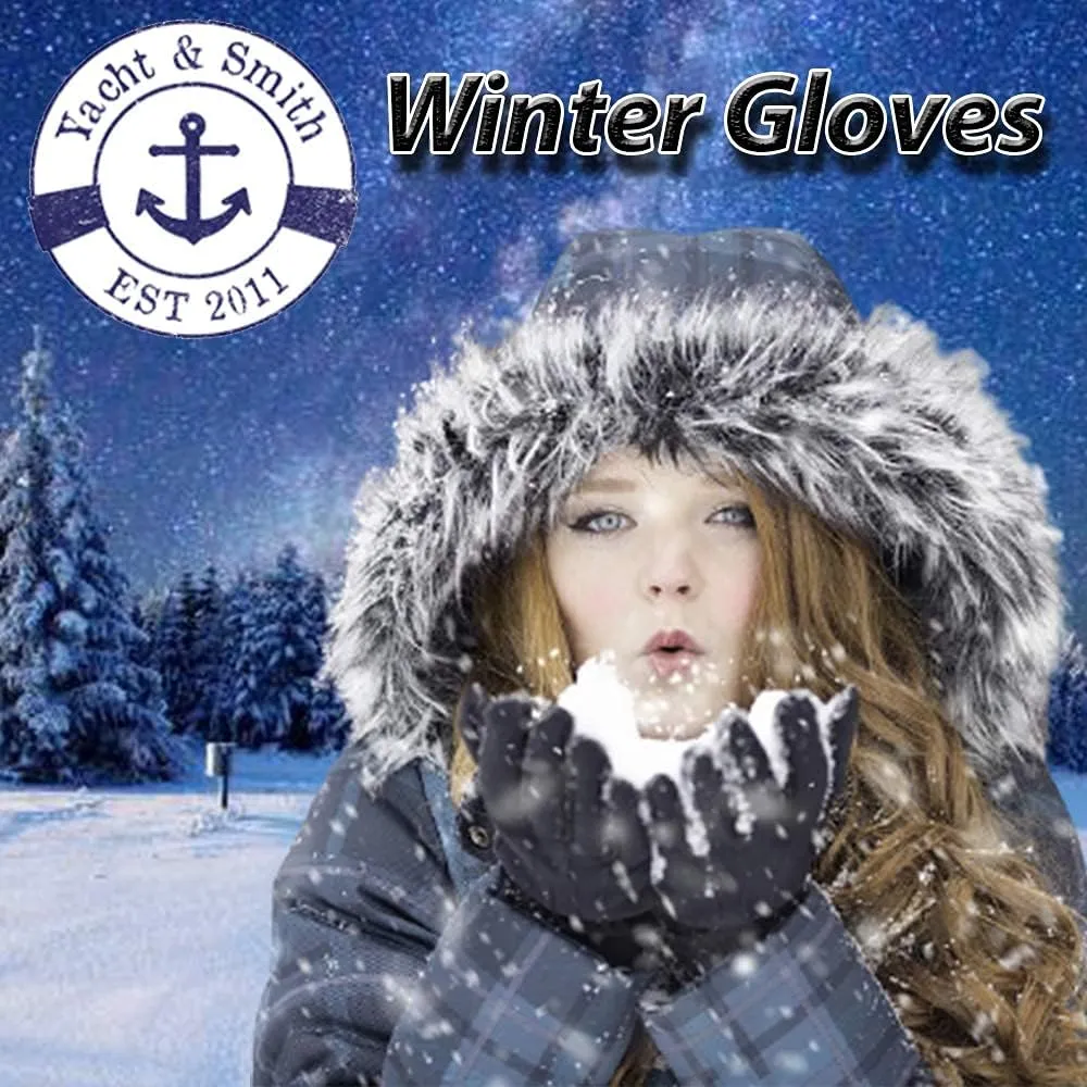 Yacht & Smith Wholesale Winter Gloves, Unisex Adults Bulk Sets for Homeless Shelters and Charitable Donations