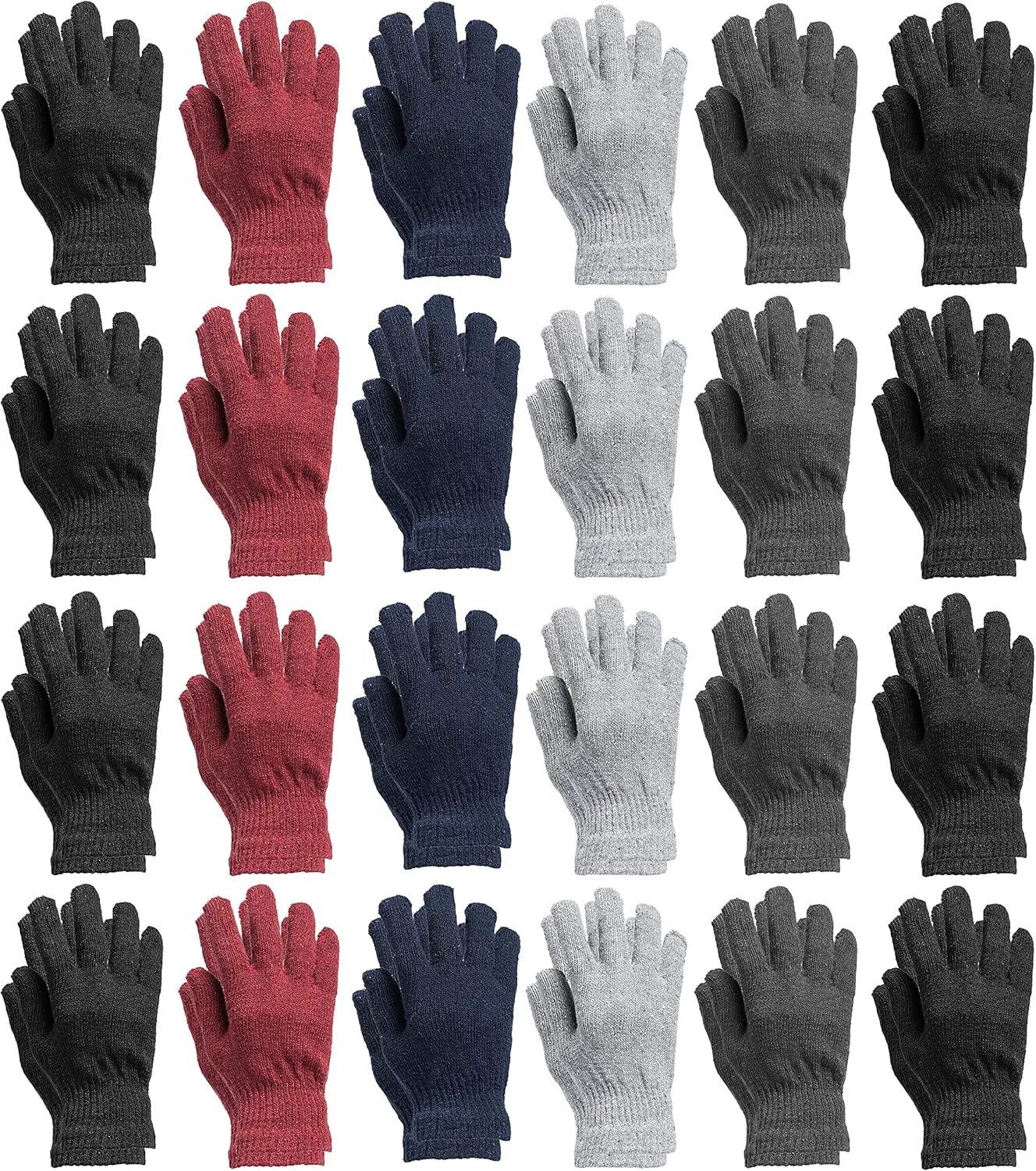 Yacht & Smith Wholesale Winter Gloves, Unisex Adults Bulk Sets for Homeless Shelters and Charitable Donations