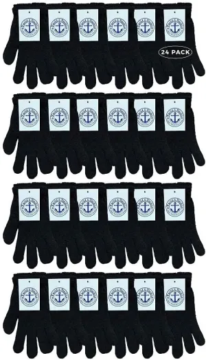 Yacht & Smith Wholesale Winter Gloves, Unisex Adults Bulk Sets for Homeless Shelters and Charitable Donations