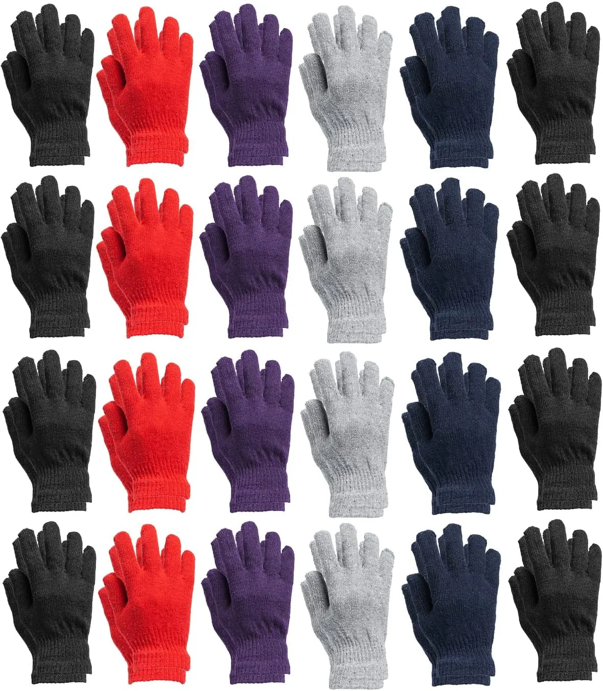 Yacht & Smith Wholesale Winter Gloves, Unisex Adults Bulk Sets for Homeless Shelters and Charitable Donations