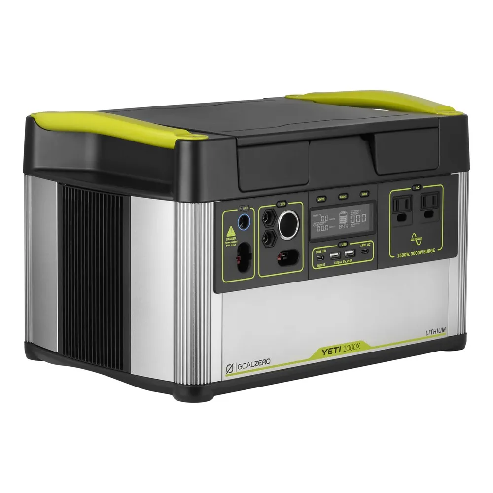 Yeti 1000X   Nomad 100 Solar Generator