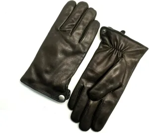 YISEVEN Men's Lambskin Leather Gloves