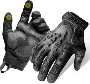 ZUNE LOTOO Touchscreen Tactical Gloves Men with Kevlar-Lined & TPR Impact Protection for Motorcycle Paintball Airsoft Range Work（ZAG6
