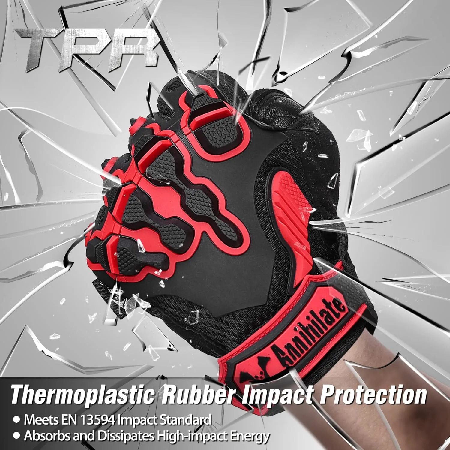 ZUNE LOTOO Touchscreen Tactical Gloves Men with Kevlar-Lined & TPR Impact Protection for Motorcycle Paintball Airsoft Range Work（ZAG6